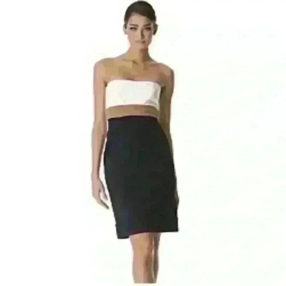 EUC DIANE von FURSTENBERG MIDI STRAPLESS DRESS